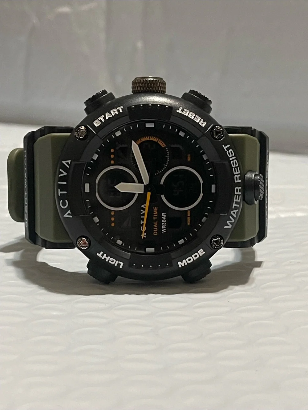 Activa X Invicta Digital & Analog Men's Watch - 52mm, Army Green